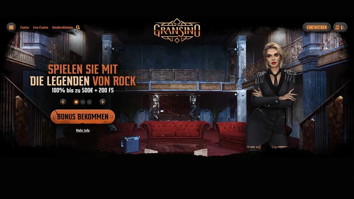 Gransino casino Kod promocyjny